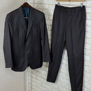 Ermenegildo Zegna Su Misura Trofeo 600 Brown Wool 2-Piece Suit Sz 48R IT, 38R US